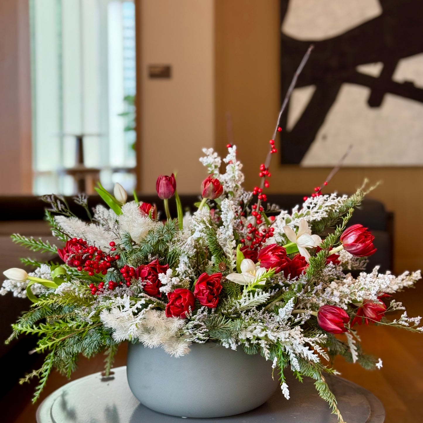 Snow-Kissed - Los Angeles Florist - Pink Clover