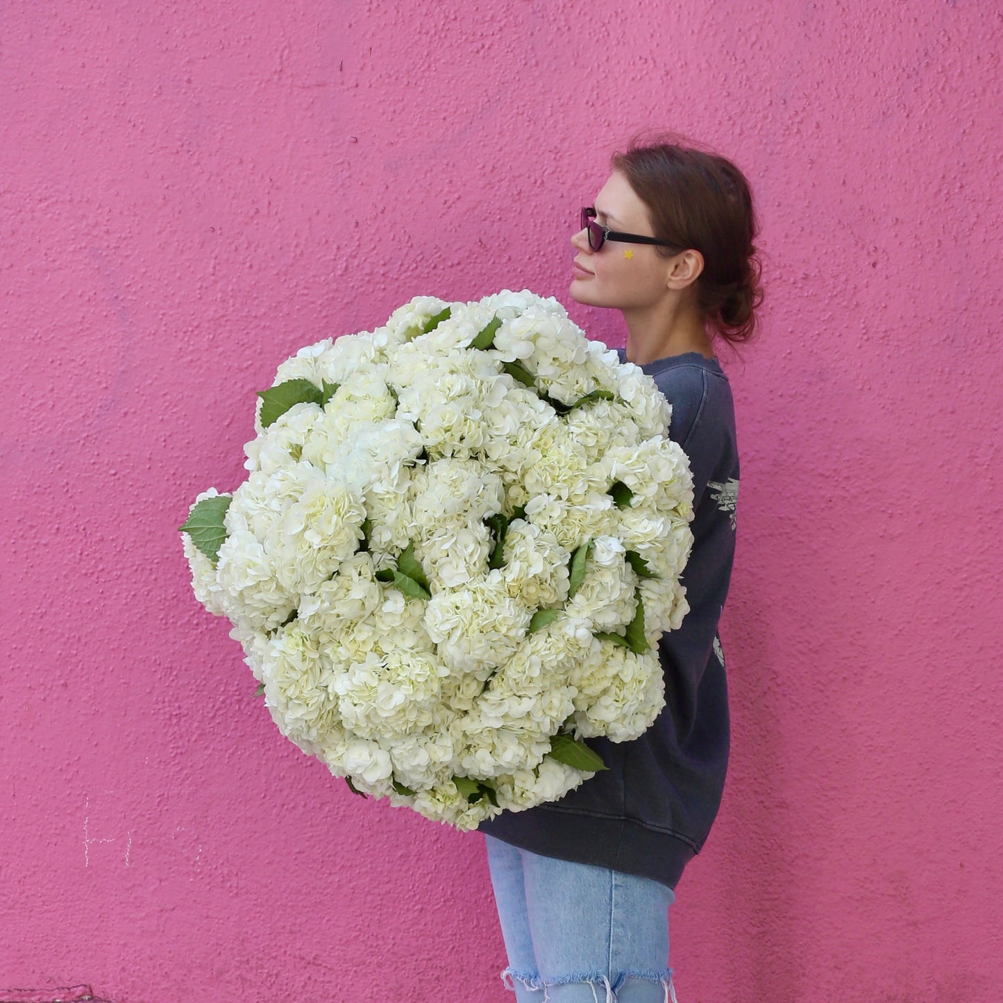 White Cloud - Los Angeles Florist - Pink Clover