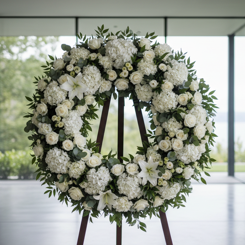 Pure Remembrance Wreath