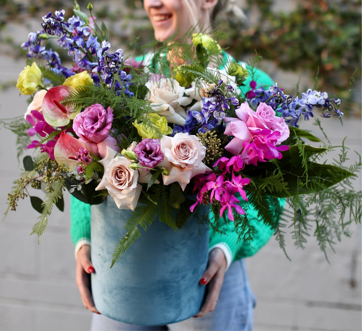 Bright box - Los Angeles Florist - Pink Clover