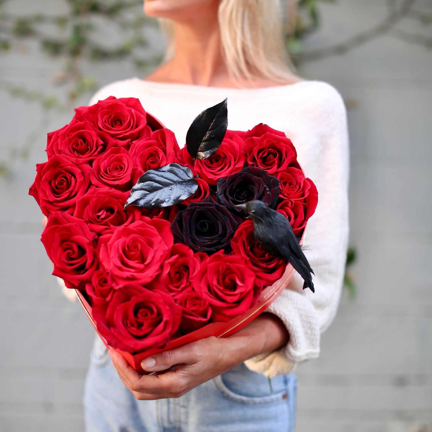 Raven Heart - Los Angeles Florist - Pink Clover