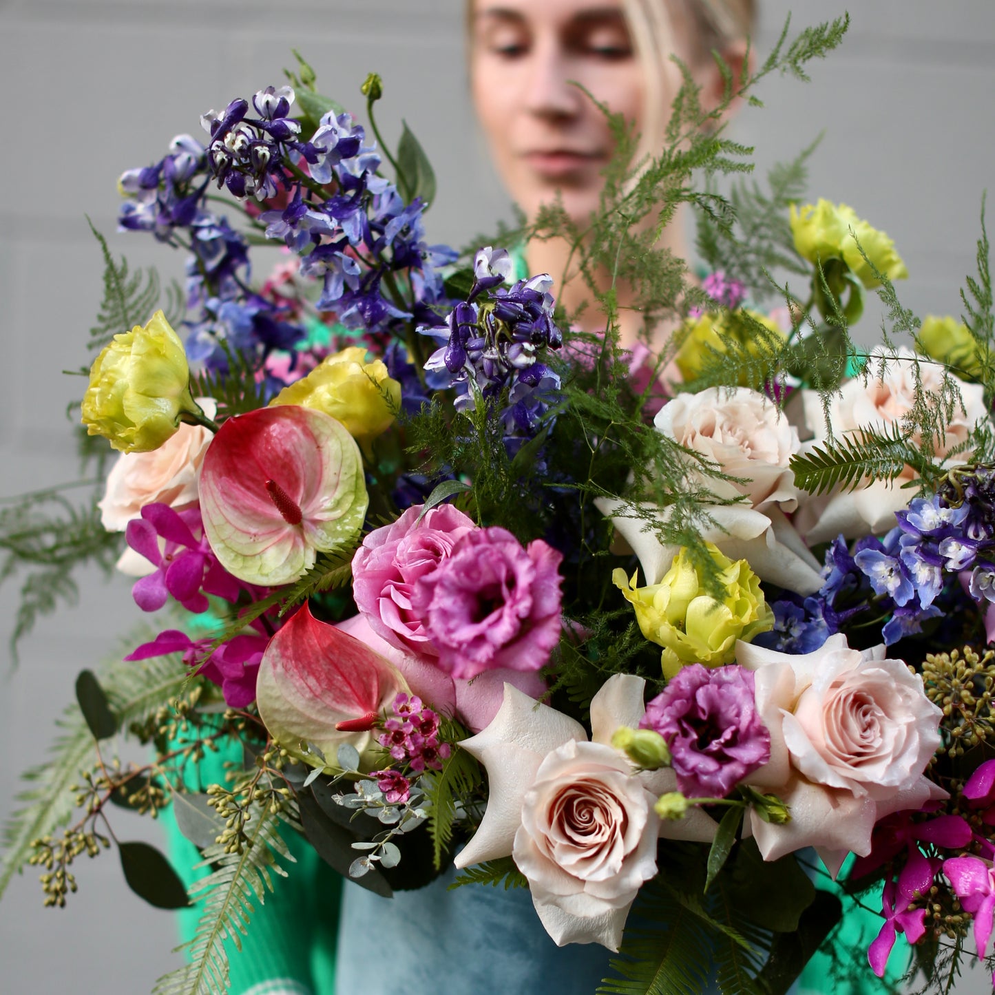 Bright box - Los Angeles Florist - Pink Clover