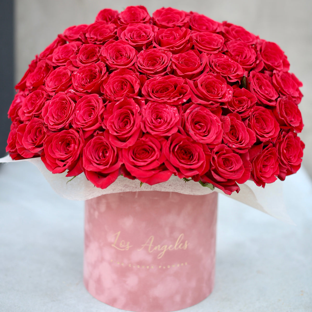 Heart box (red roses in a heart-shaped box) – Los Angeles Florist - Pink  Clover