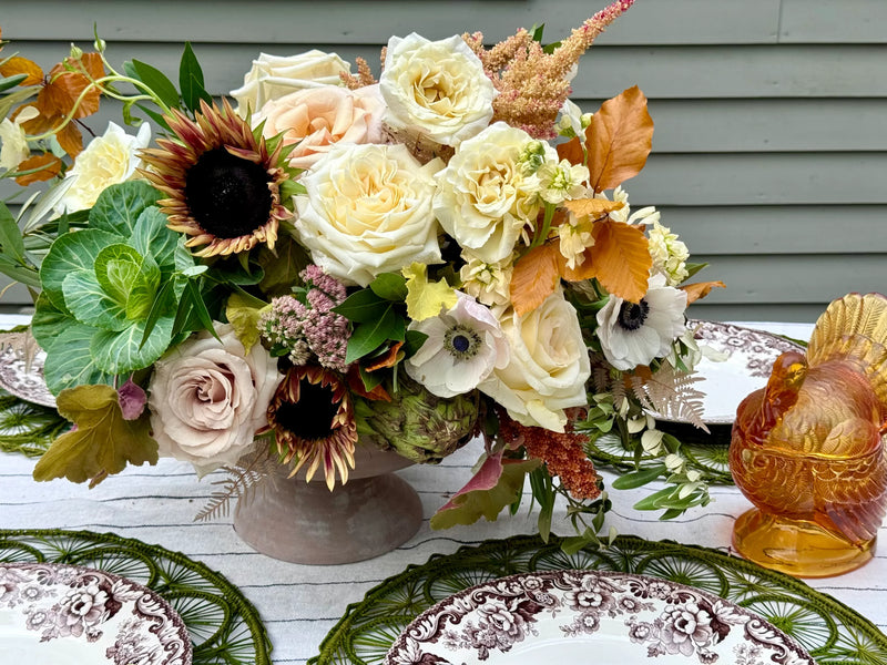 Thanksgiving Flowers for Your Dinner Table