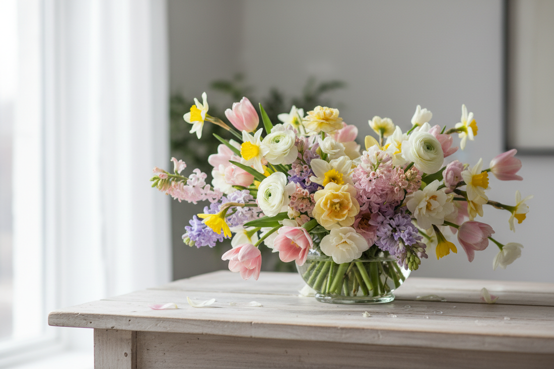 national flower day spring flowers bouquet