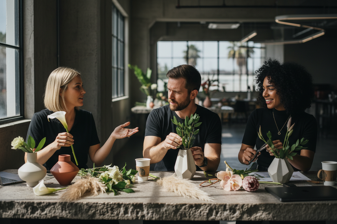 Why Tech Companies Choose Floral Workshops for Team Building