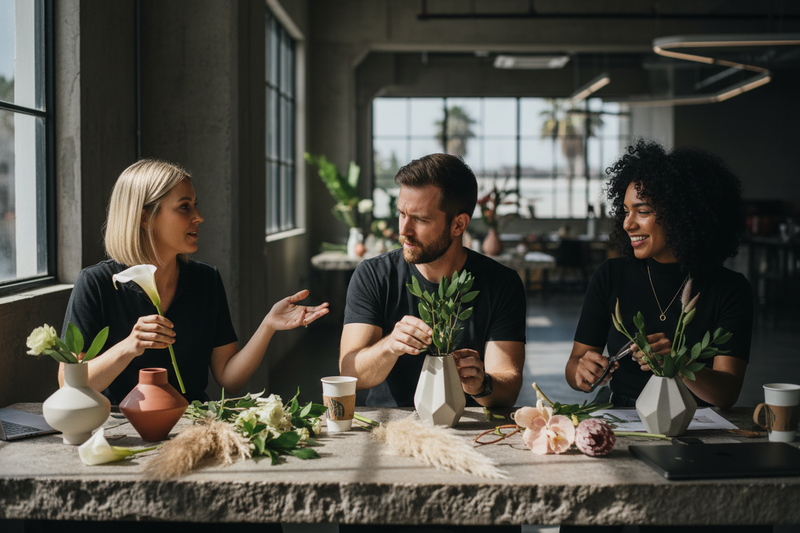 Why Tech Companies Choose Floral Workshops for Team Building