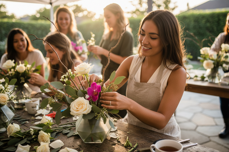 How to Host a Floral Workshop at Home