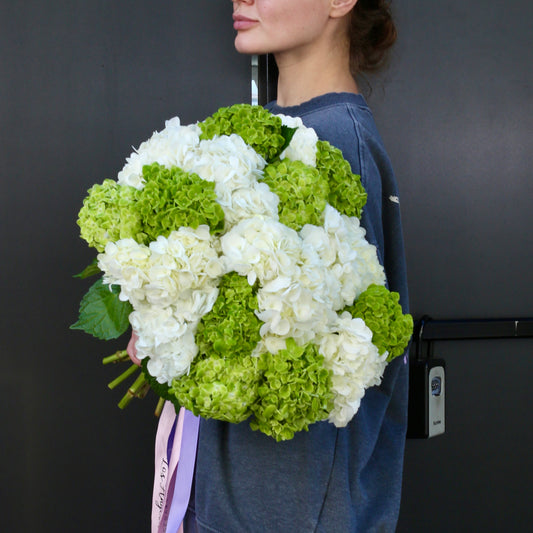 Green Whisper - Los Angeles Florist - Pink Clover