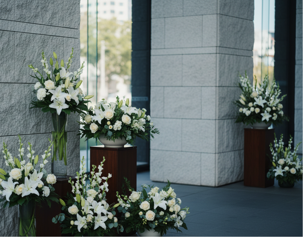 a-cinematic-realistic-close-up-photo-of-elegant-sympathy-flower-arrangements-positioned-near-the-entrance-of-a-modern-memorial-la-venue-architectural-stone-walls-soft-cool-natural-lig.png