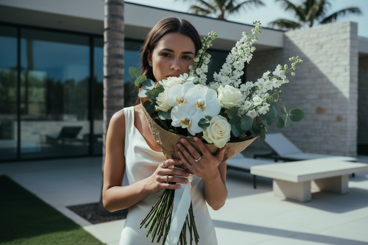 a-cinematic-realistic-photo-close-up-picture-of-a-young-woman-receiving-premium-sympathy-bouquet-modern-villa-exterior-palm-trees-soft-cool-afternoon-light-natural-shadows-elegant-min.png