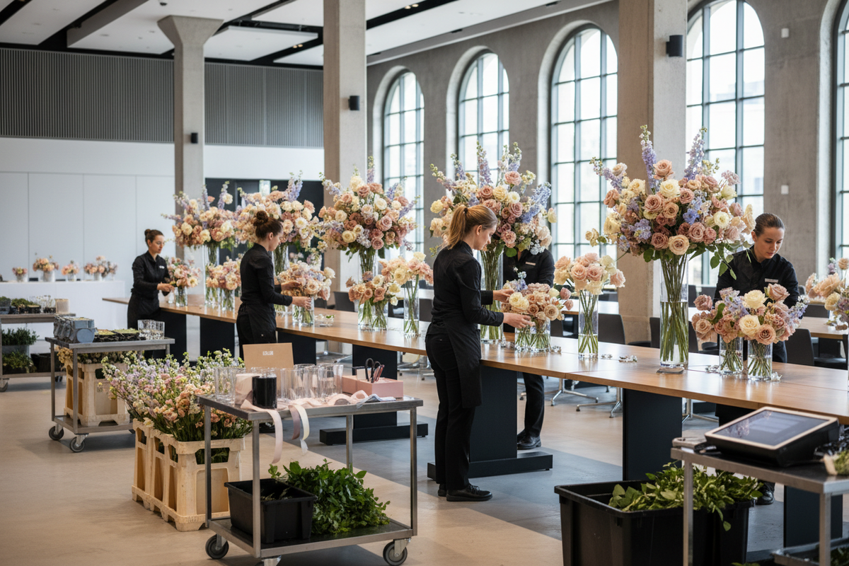 event and corporate flower delivery in Los Angeles