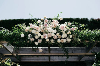 Flower Clouds Wedding Arch - Los Angeles Florist - Pink Clover