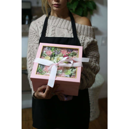 Flowers in box - Los Angeles Florist - Pink Clover