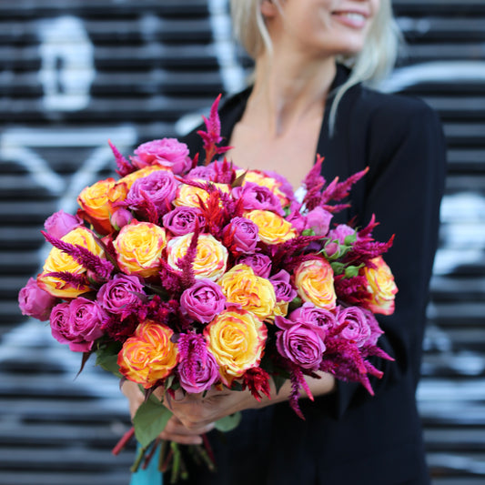 Sunset Bliss - Los Angeles Florist - Pink Clover