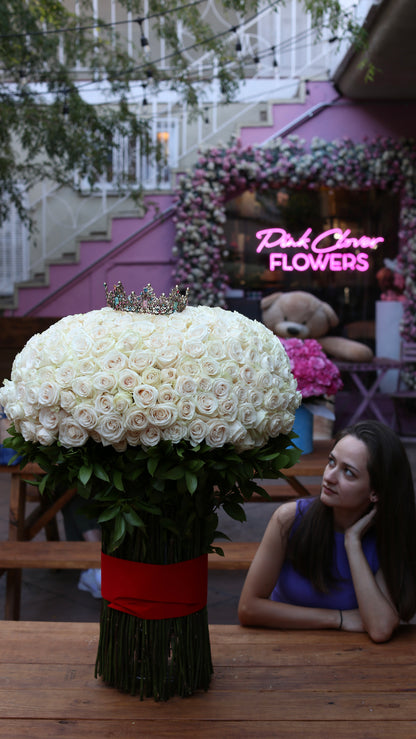 250 roses - Los Angeles Florist - Pink Clover