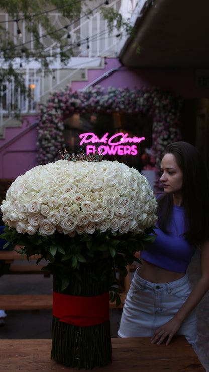 250 roses - Los Angeles Florist - Pink Clover