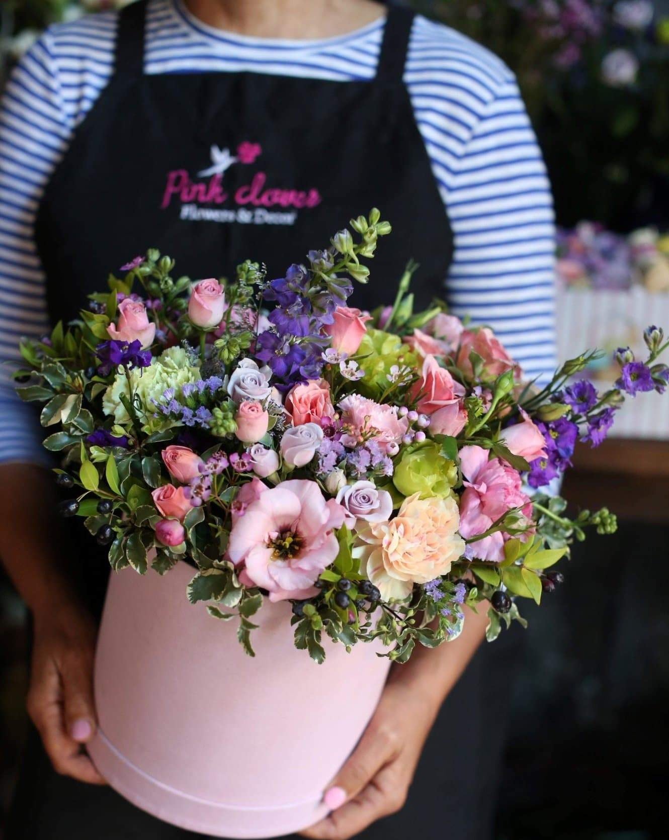 Lori(Arrangement with mix of flowers) - Los Angeles Florist - Pink Clover